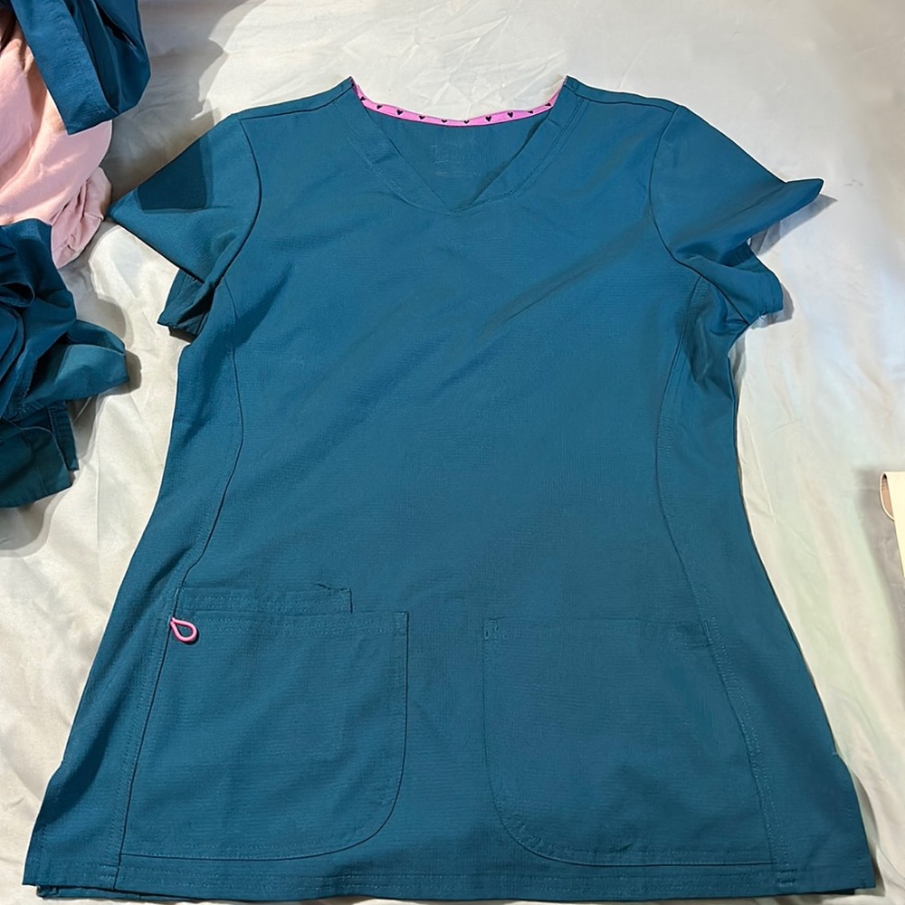 Teal Scrub Tops